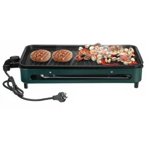 1500W Portable Electric Pan Grill | Smokeless | Non-Stick | for BBQ