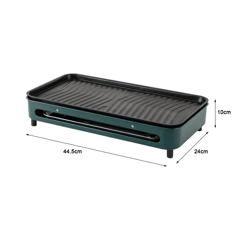 1500W Portable Electric Pan Grill | Smokeless | Non-Stick | for BBQ