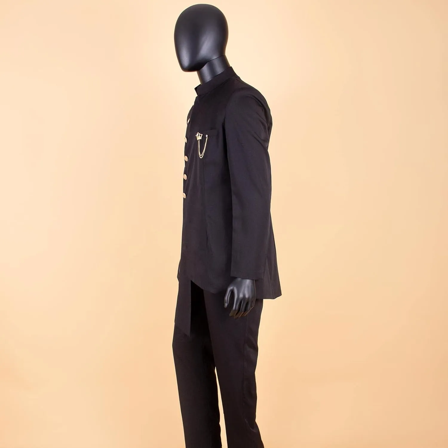 African Suit for Men Single Breasted Slim Fit Jackets and Trousers 2 Piece Set Business Suit Wedding Evening
