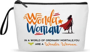 Angel's Draw Home Wonder Woman Makeup Bag - Movie Fans Inspired Gift - Cosmetic Bag - Super Woman Survival Kit