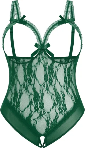 Avidlove Plus Size Lingerie Exotic Teddies Bodysuits One Piece Lace Babydoll Sleepwear
