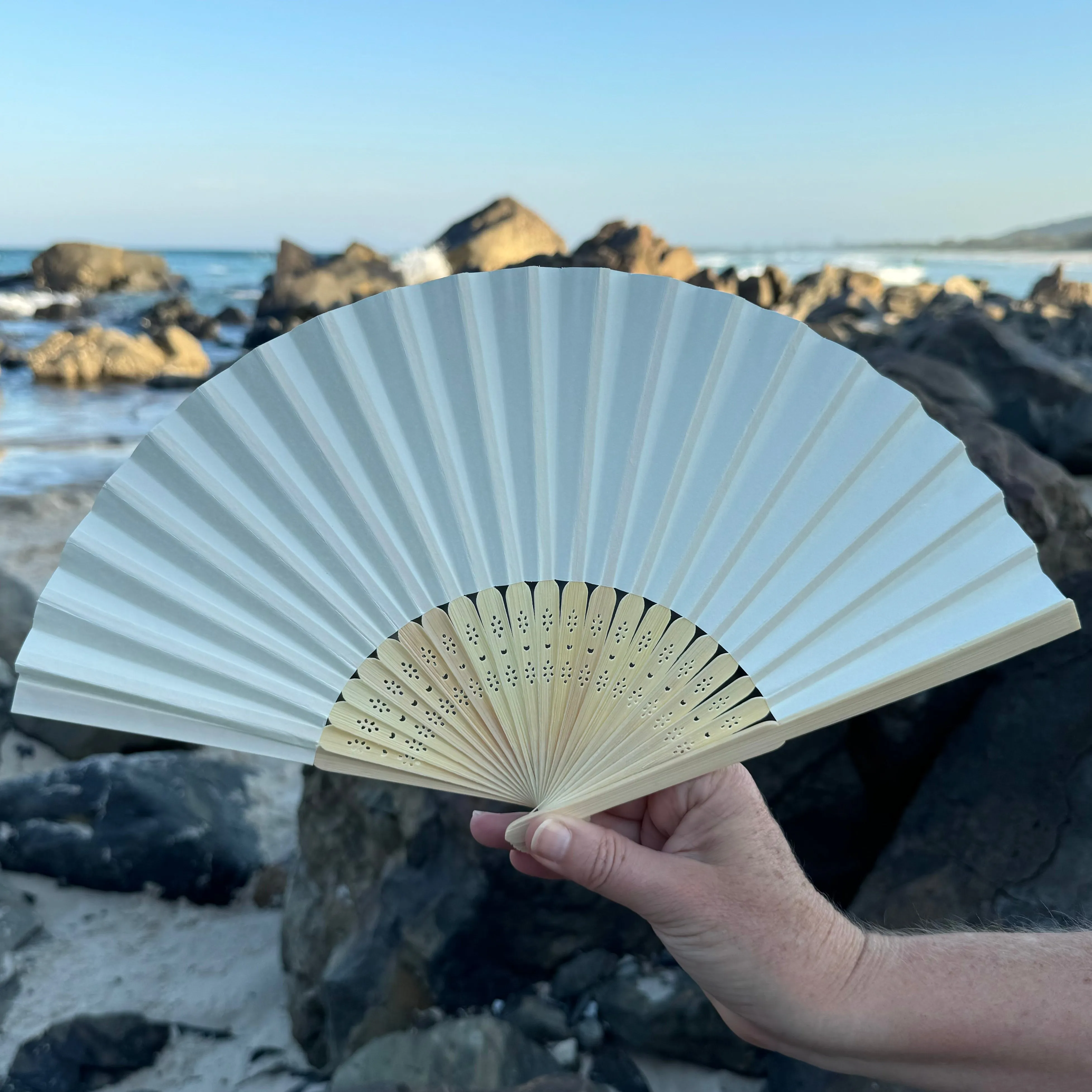 Bamboo/Paper Hand Fan