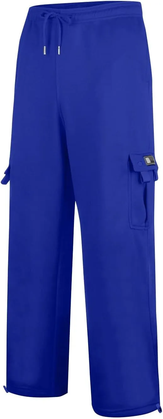 Big and Tall Sweatpants for Men Pajama Casual Gym Elastic Waist Smarty Joggers Outfits Sport Leather Wide Leg