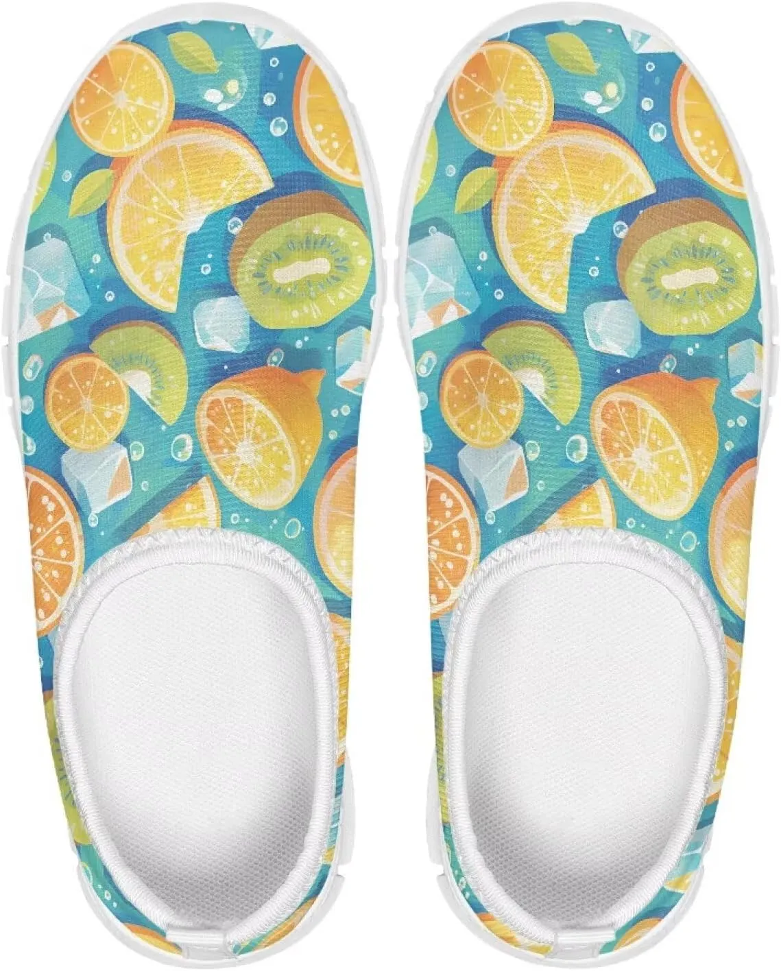 Boys Girls Slip Ons Flat Lightweight Sneakers Walking Casual Shoes Comfortable Art Painted Travel Outdoor Shoes for Big Kids US Size 11-15
