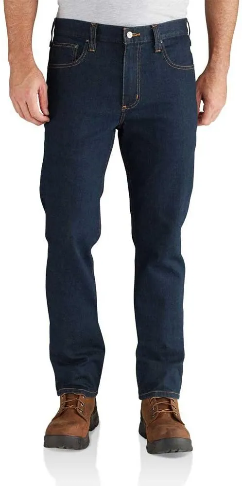 Carhartt Men's Rugged Flex Straight Fit 5-Pocket Tapered Jean, Erie, 33W X 30L