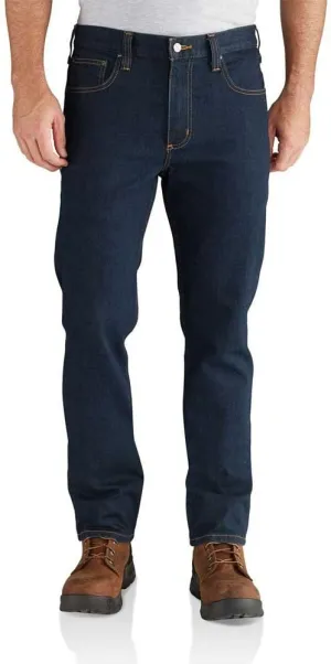 Carhartt Men's Rugged Flex Straight Fit 5-Pocket Tapered Jean, Erie, 33W X 30L