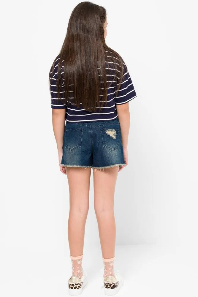 Cheeky Denim Shorts