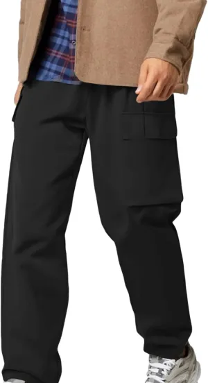 Chinos Pants Men Tactical Pajama Hiking Outfits Public Shorts Elastic Waist Basketball Motorcycle Wide Leg Football