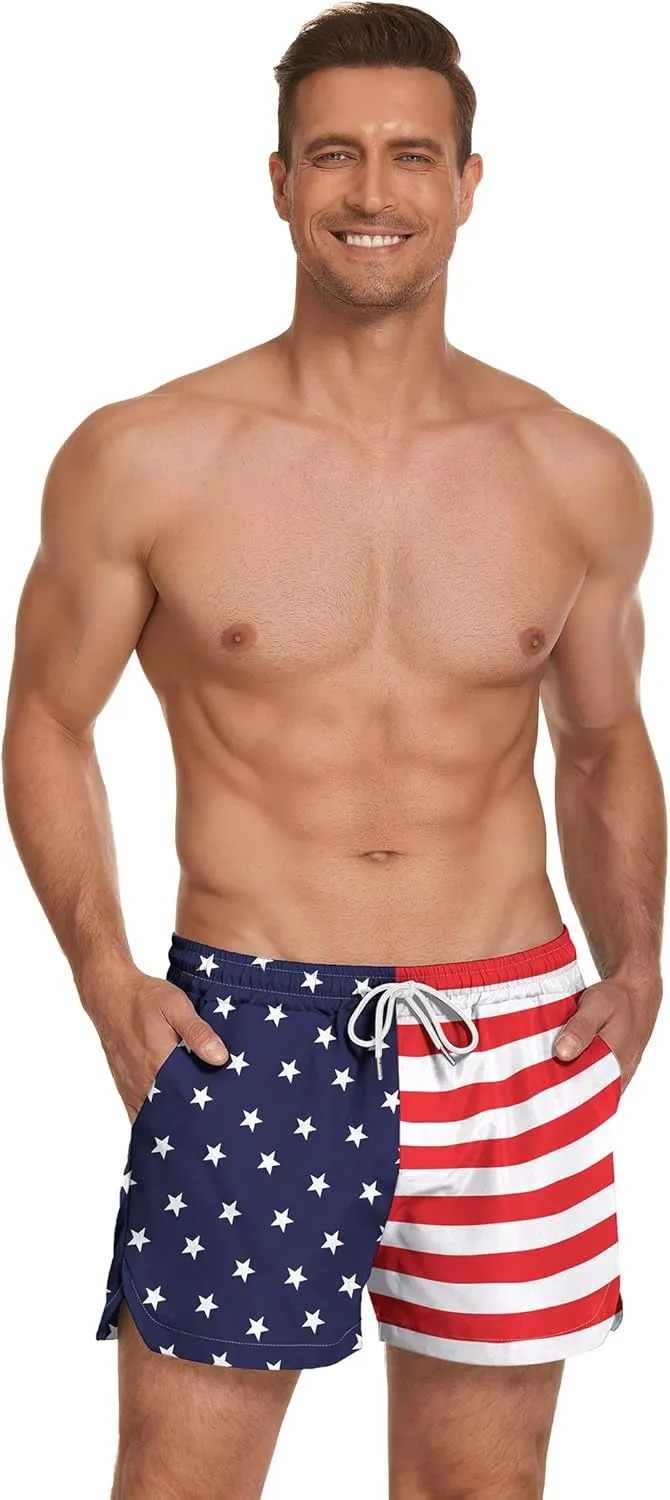 COOFANDY Men's Swim Trunks Quick Dry Board Shorts Swimsuit Swimwear Bathing Suit