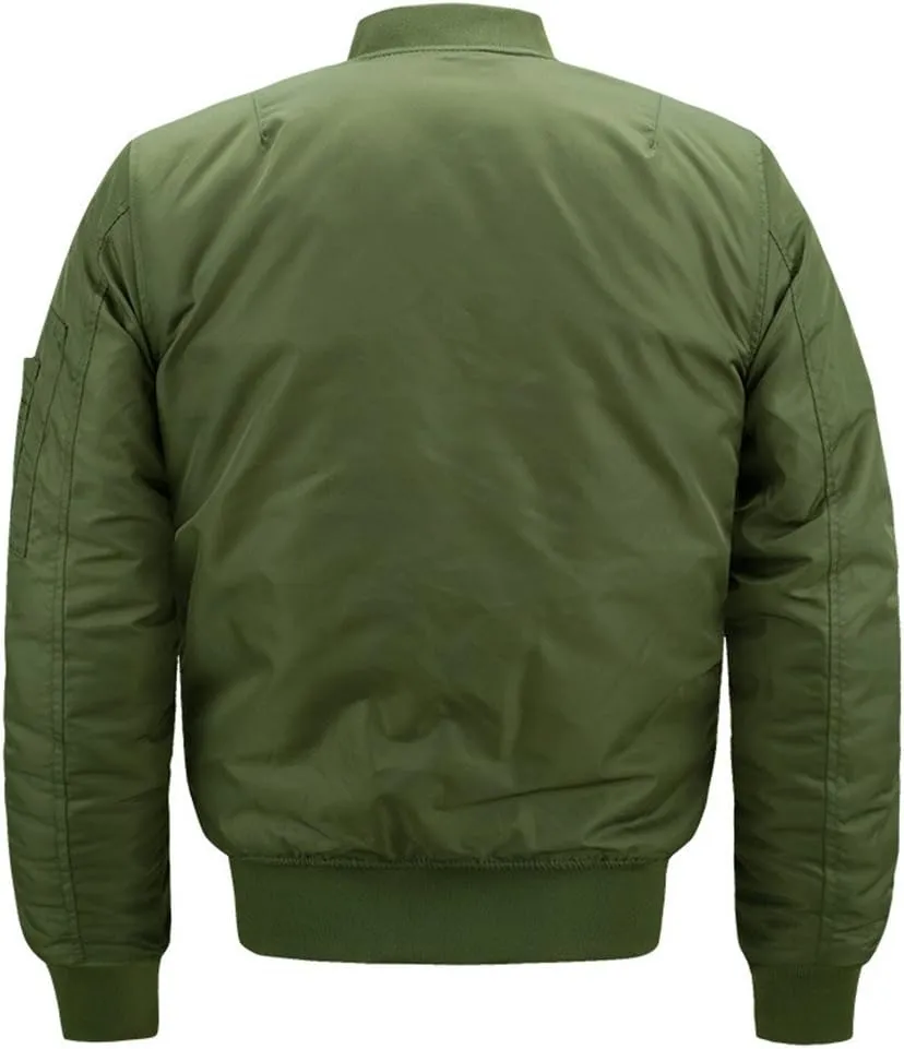 Cresay Men's Sportswear Bomber Jackets Blouson Coats Thick Outwear