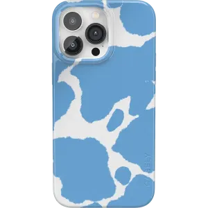 Current MOOd | Light Blue Cow Print Case
