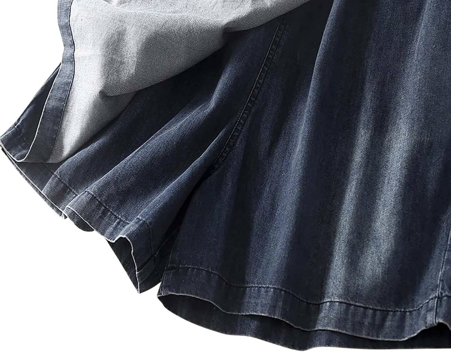 Denim Skirts for Women Trendy Casual Summer Distressed Denim Mini Skorts Y2k Going Out A Line Vintage 90s Outfits