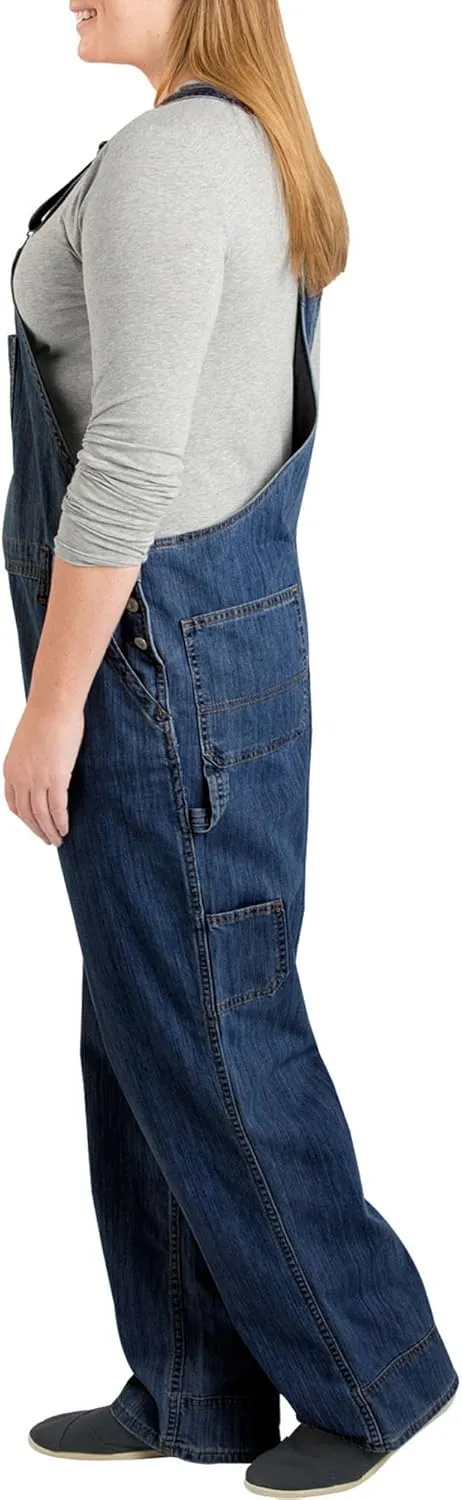 Dickies womens Plus Size Denim Bib Overall