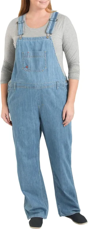 Dickies womens Plus Size Denim Bib Overall