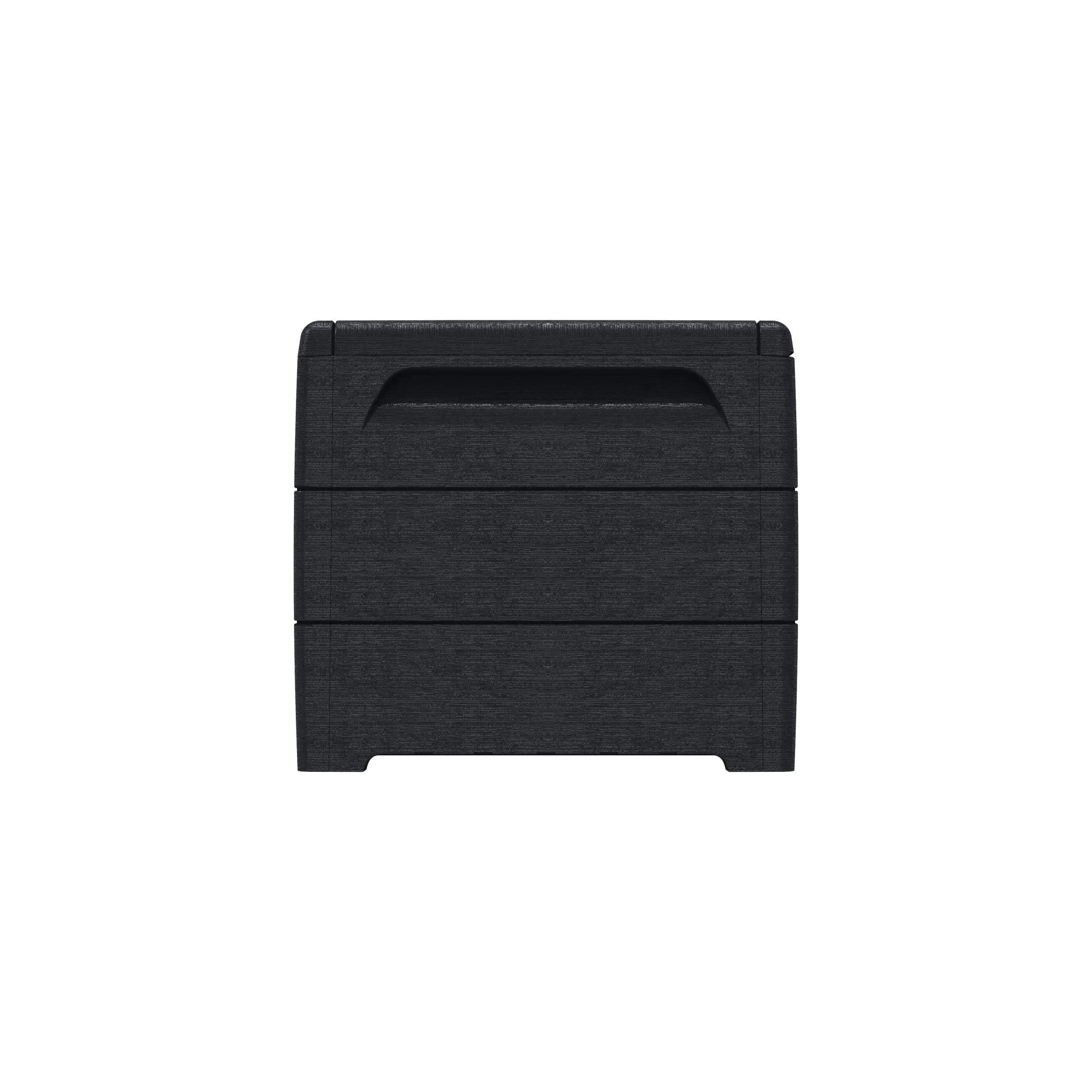 Duramax Cedargrain Durabox 416 Litre/ 110 Gallons, Outdoor Plastic Deck Box and Garden Furniture Organizer, Woodgrain Texture, Lockable Plastic Cushion Box with gas cylinder, Dark Grey