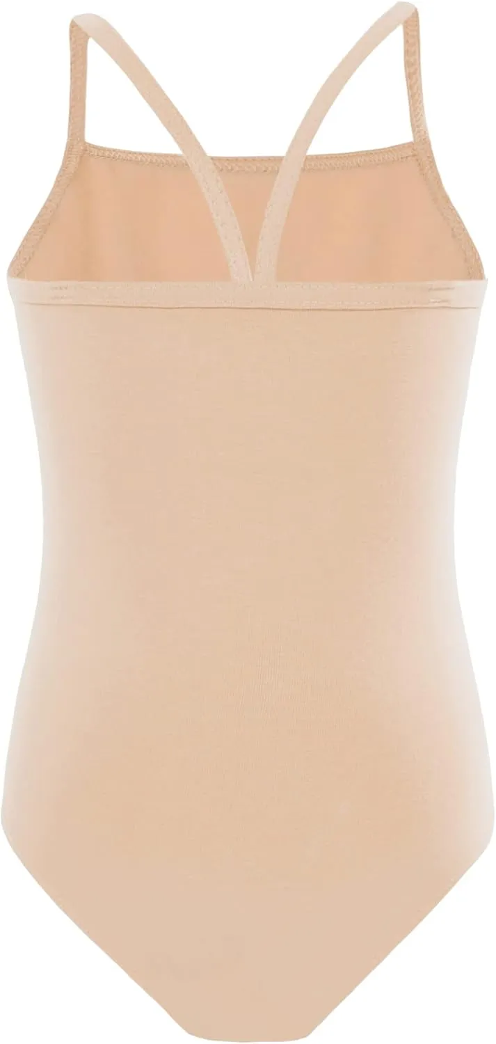 Girls Dance Camisole Leotard Pink Black Undergarment Ballet Bodysuits Dancewear for 2-10 Years Old Kids
