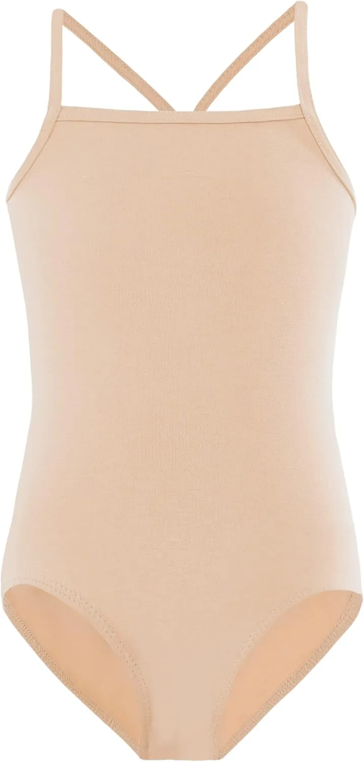 Girls Dance Camisole Leotard Pink Black Undergarment Ballet Bodysuits Dancewear for 2-10 Years Old Kids