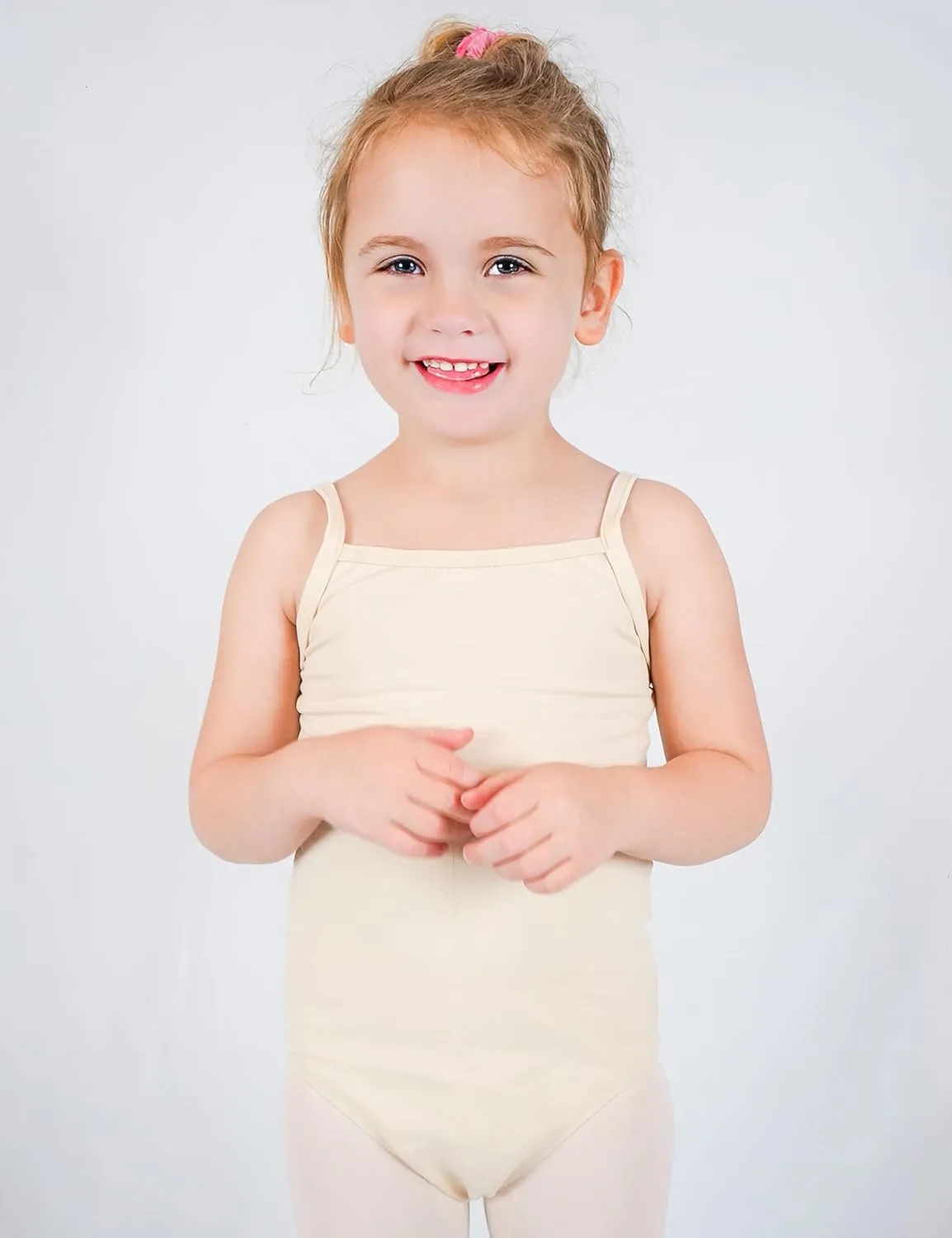 Girls Dance Camisole Leotard Pink Black Undergarment Ballet Bodysuits Dancewear for 2-10 Years Old Kids