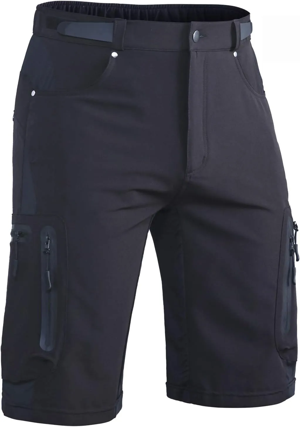 Hiauspor Mens Hiking Cargo Shorts Lightweight Water-Resistant Quick Dry Stretch for Casual Golf Fishing Tactical Bike Outdoor