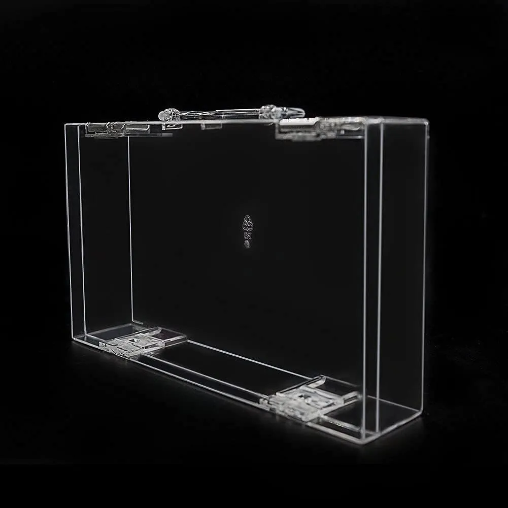 High Transparency Visible Plastic Box Clear Storage Case with Lid Use for Organizing Jewelry, Tools, Office supplies, Pet supplies, DIY materials,Use as handbags
