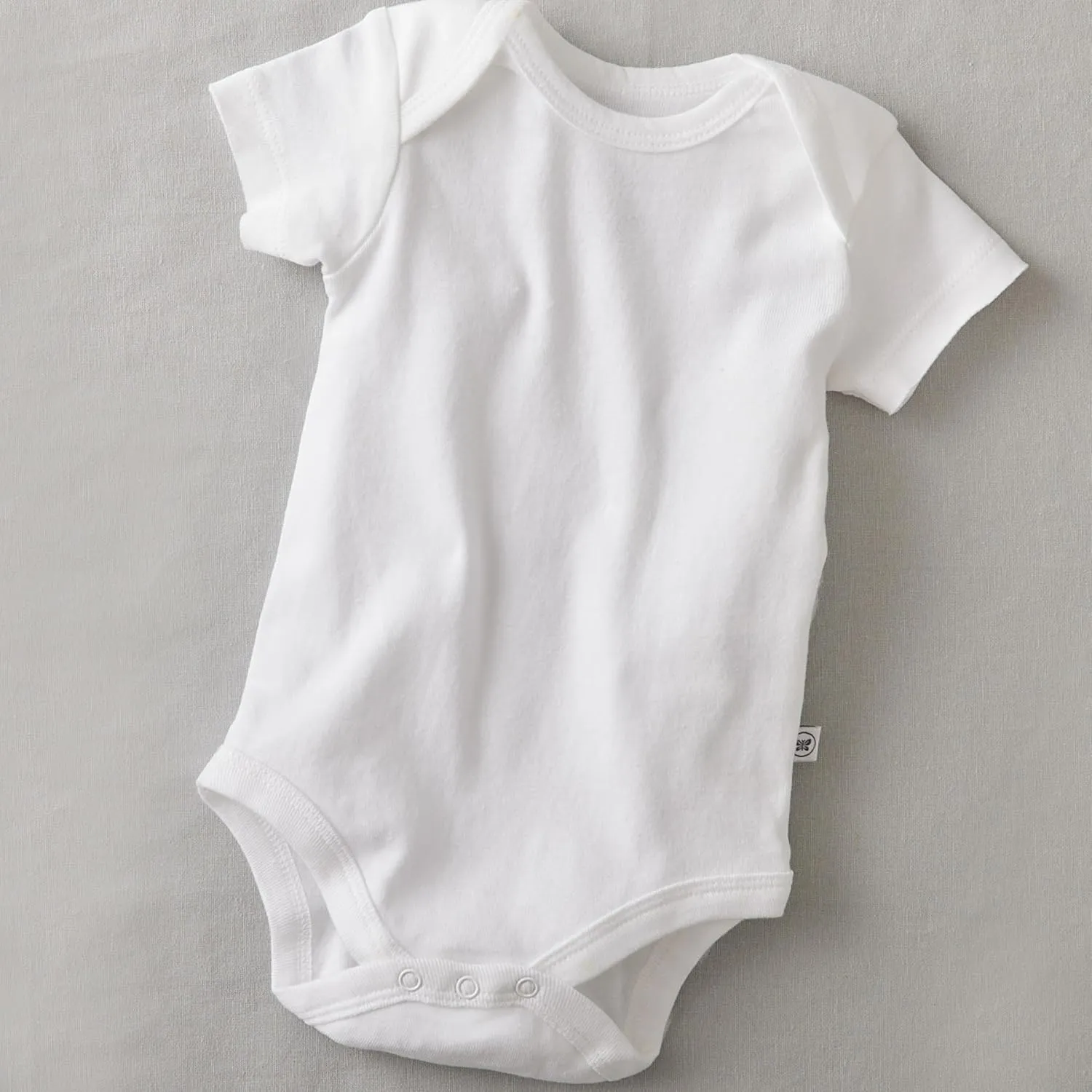 HonestBaby unisex-baby 10-pack Short Sleeve Bodysuits One-piece 100% Organic Cotton for Infant Baby Boys, Girls