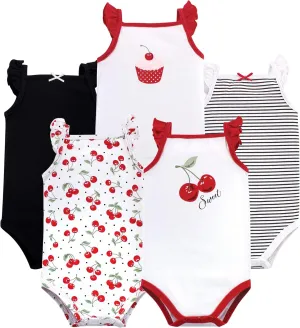 Hudson Baby Unisex Baby Cotton Sleeveless Bodysuits