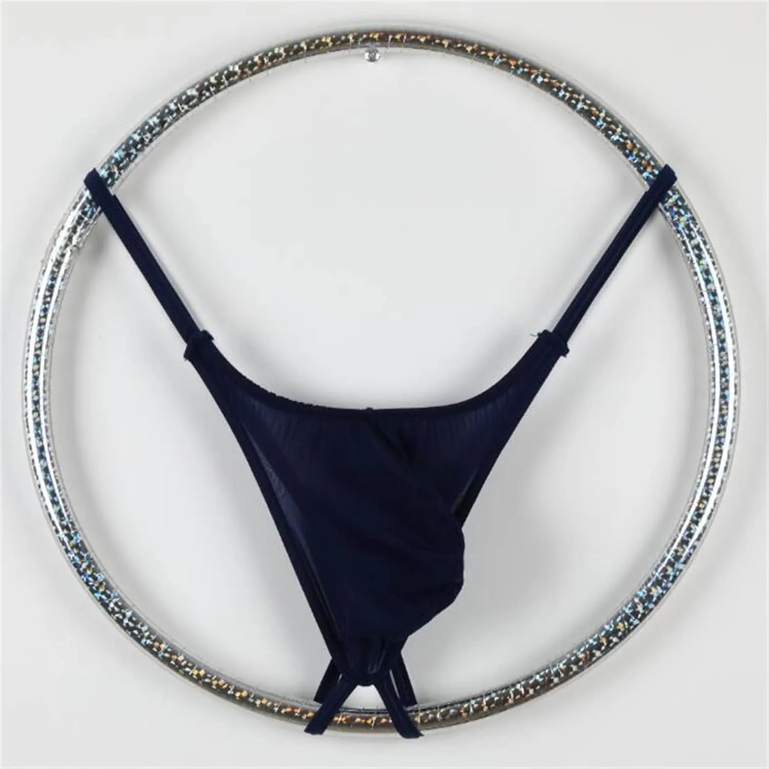 JEsilunmaMY Mens U Convex Thongs Ice Silk Bulge Pouch G-String Bikini Briefs Low Rise Sexy Panties Thong Underwear Swimsuit