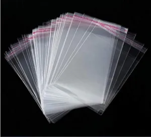 JOSDIOX 4" x 6" Self Seal Clear Cello Cellophane Resealable Plastic Poly Bags for Photo, Jewelry, Bakery, Treats, Party Favors4x6 "100pcs)