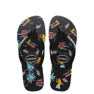 Kids Top Print Luwow Thongs