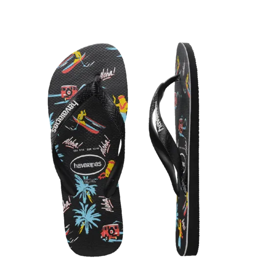 Kids Top Print Luwow Thongs
