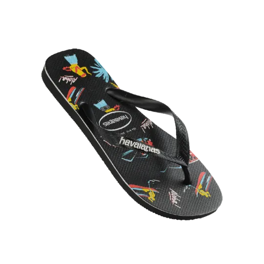 Kids Top Print Luwow Thongs