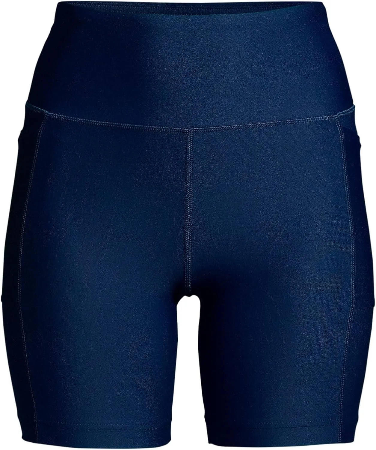 Lands' End Women's 6" High Waisted Bike Swim Shorts