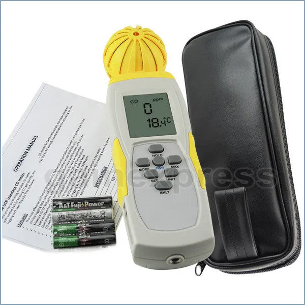 M0198108 Digital Carbon Monoxide (CO) Temperature Meter Made in Taiwan