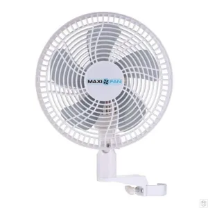 Maxifan Oscillating Clip Fan - 2 Speed - 20cm (with new tent clip)
