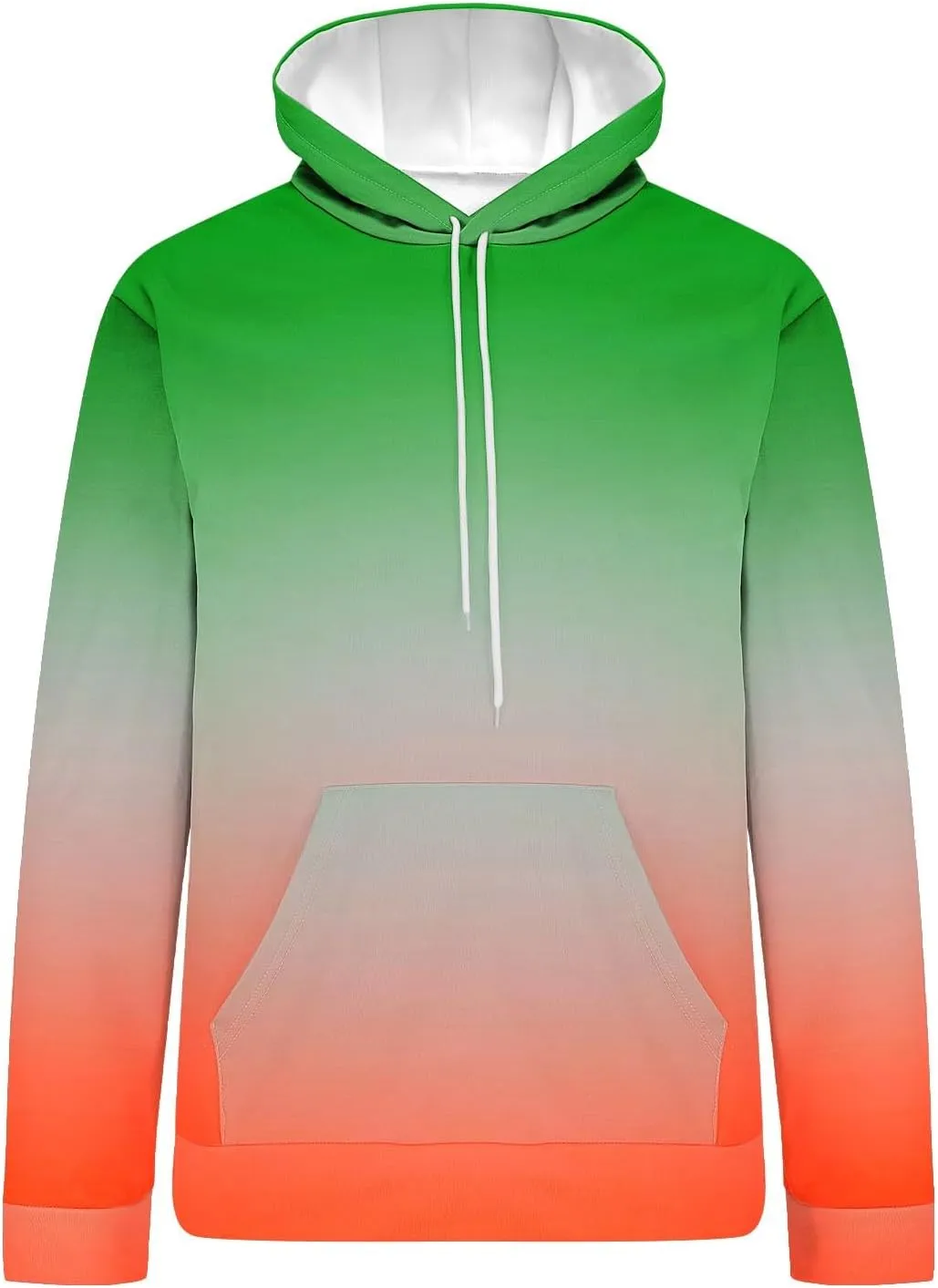 Men Casual Fashion Hooded Sweatshirts Round Neck Print Pullover Long Sleeve Tops Sweatshirt, 2024 Tall and Big Mens