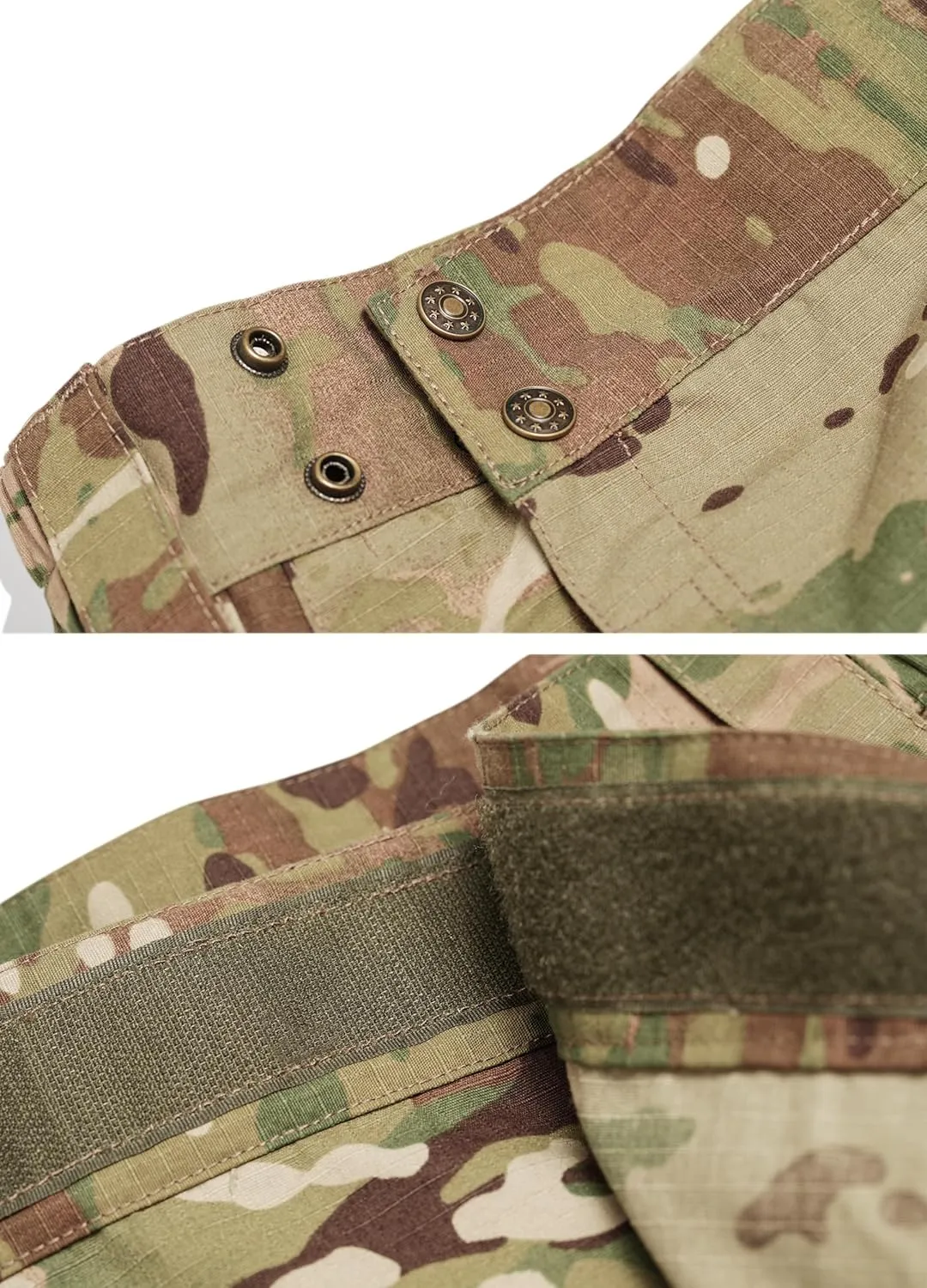 Men's Camo Scottish Outdoor Utility Kilt - 23" Length Pleated Tactical Irish Hybrid Kilt With Pockets