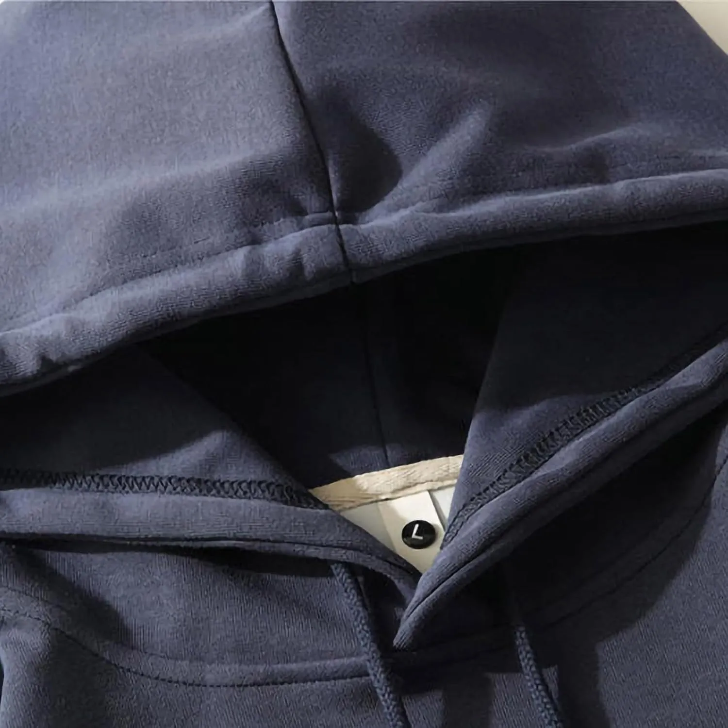 Men's Casual Pullover Hoodie Suede Solid Color Men's Long Sleeved Hooded Hoodie Tops,2024 Tall and Big Mens Sport
