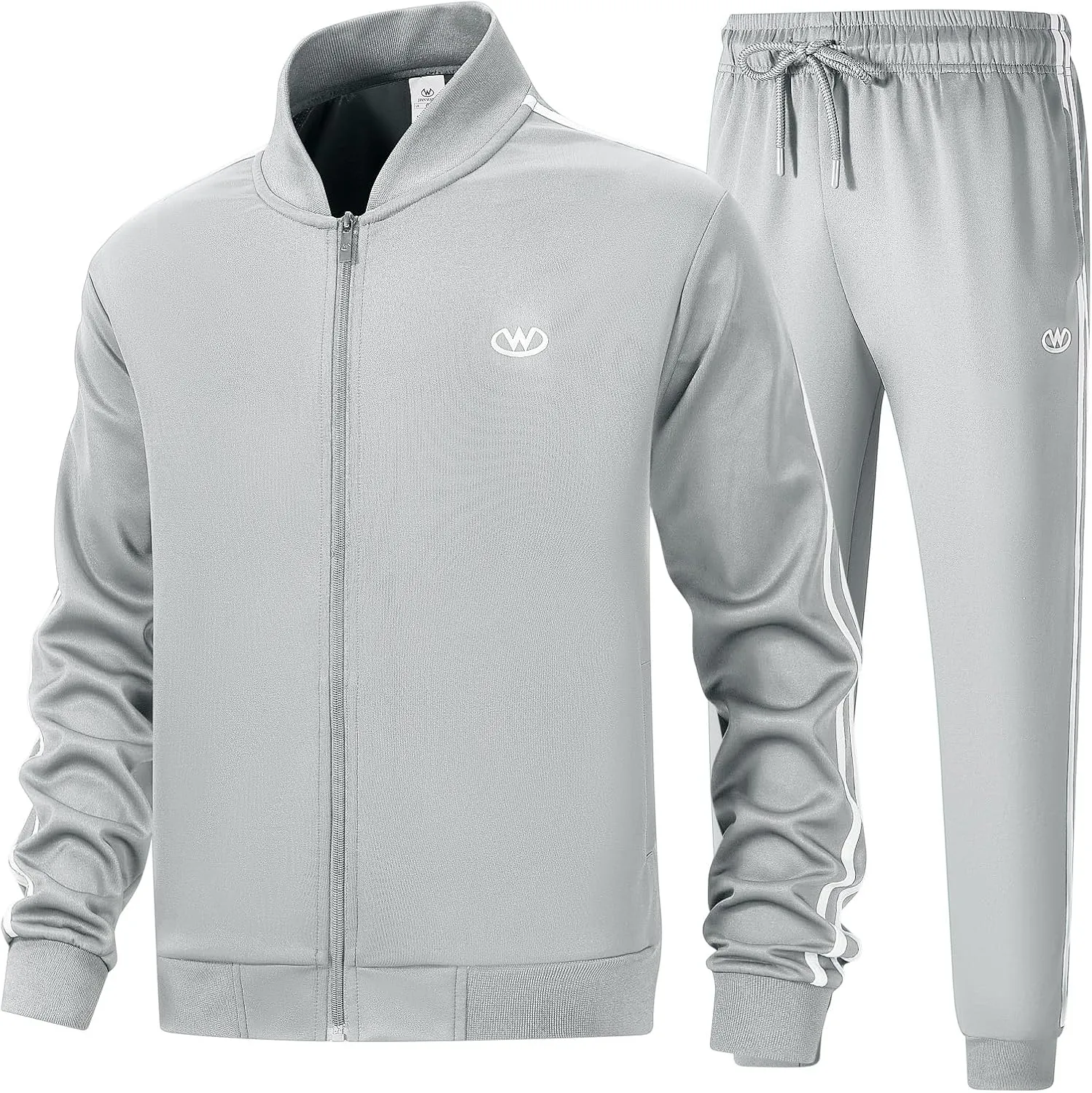 Men's Casual Tracksuits Long Sleeve Jogging Suits Sweatsuit Sets Track Jackets and Pants 2 Piece Outfit