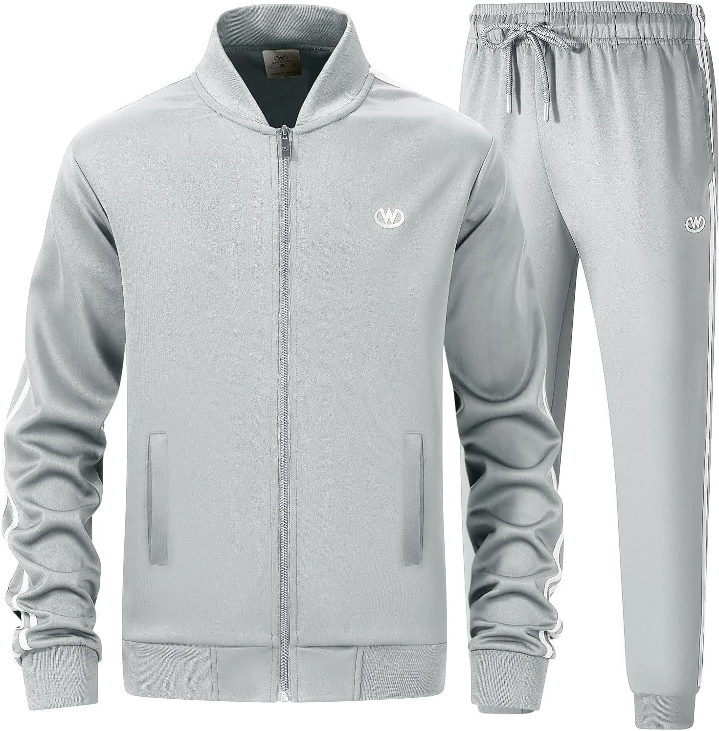 Men's Casual Tracksuits Long Sleeve Jogging Suits Sweatsuit Sets Track Jackets and Pants 2 Piece Outfit