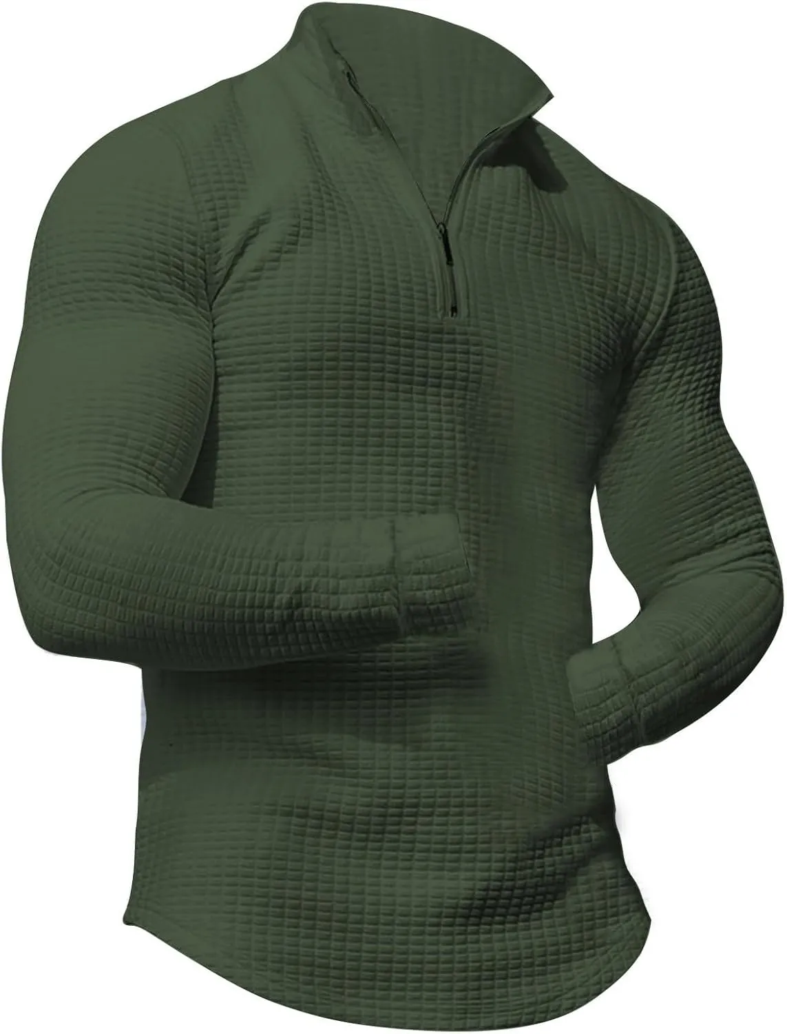 Men's Fashion Casual Solid Color Zipper Pockets Long Sleeve Hooded Casual Outwear CoatTall and Big Mens Winter Tops