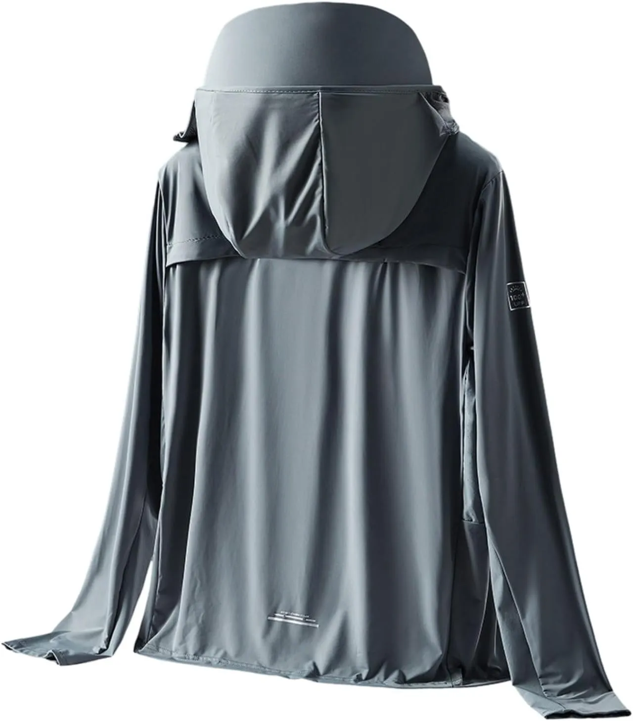 Men's Long Sleeve Lightweight Sun Hoodie UPF 100  Protection Shirt Quick Dry Athletic Loose Fit With Thumbholes (Color : Ink orchid, Size : 6X-Large)