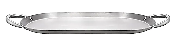 Neware Stainless Steel 22"X13" (56cmX33cm) Oval Griddle/ Comal Ovalado de Acero Inoxidable de 22"X13" (56cmX33cm)