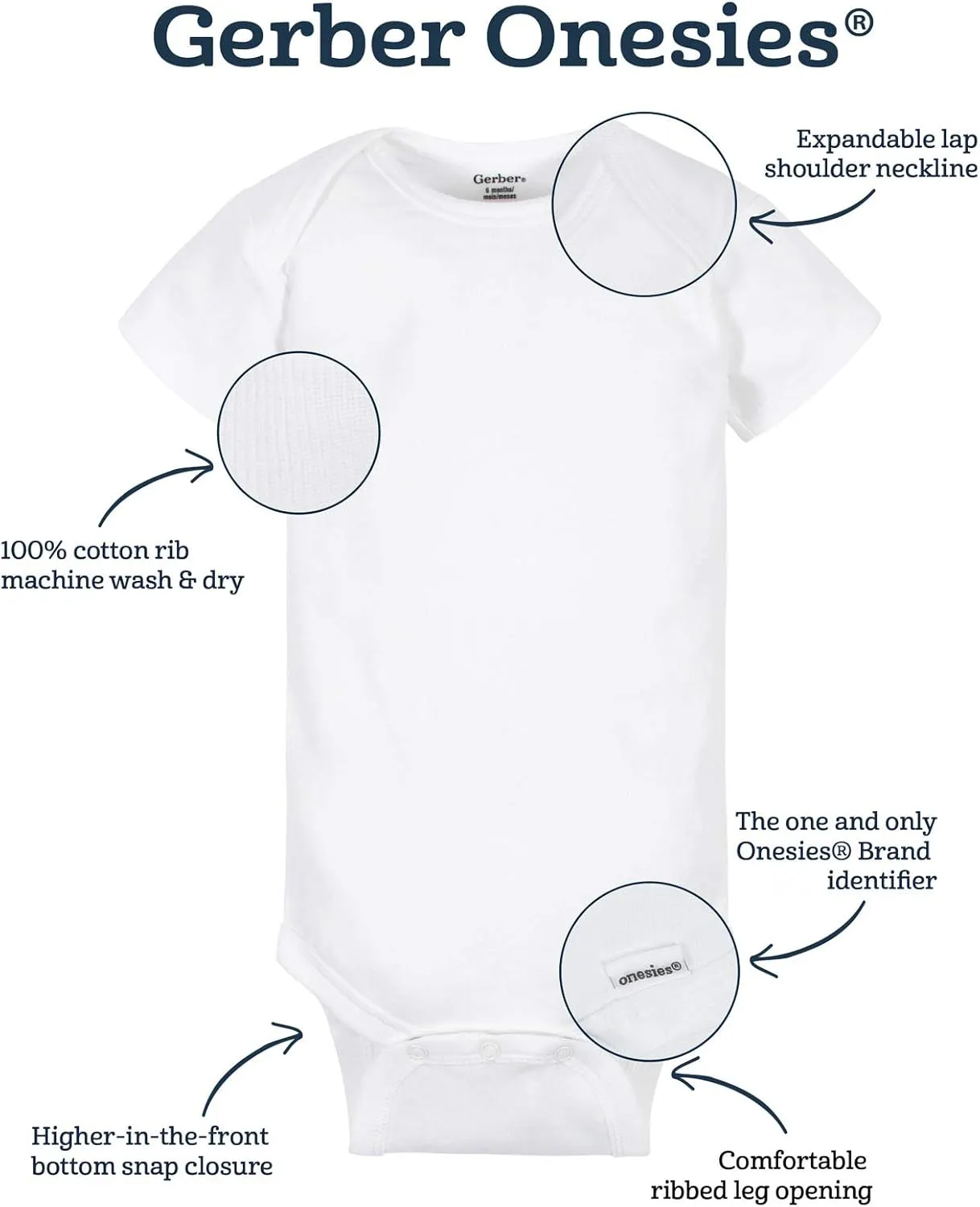 Onesies Brand unisex-baby 8-pack Short Sleeve Mix & Match Bodysuits