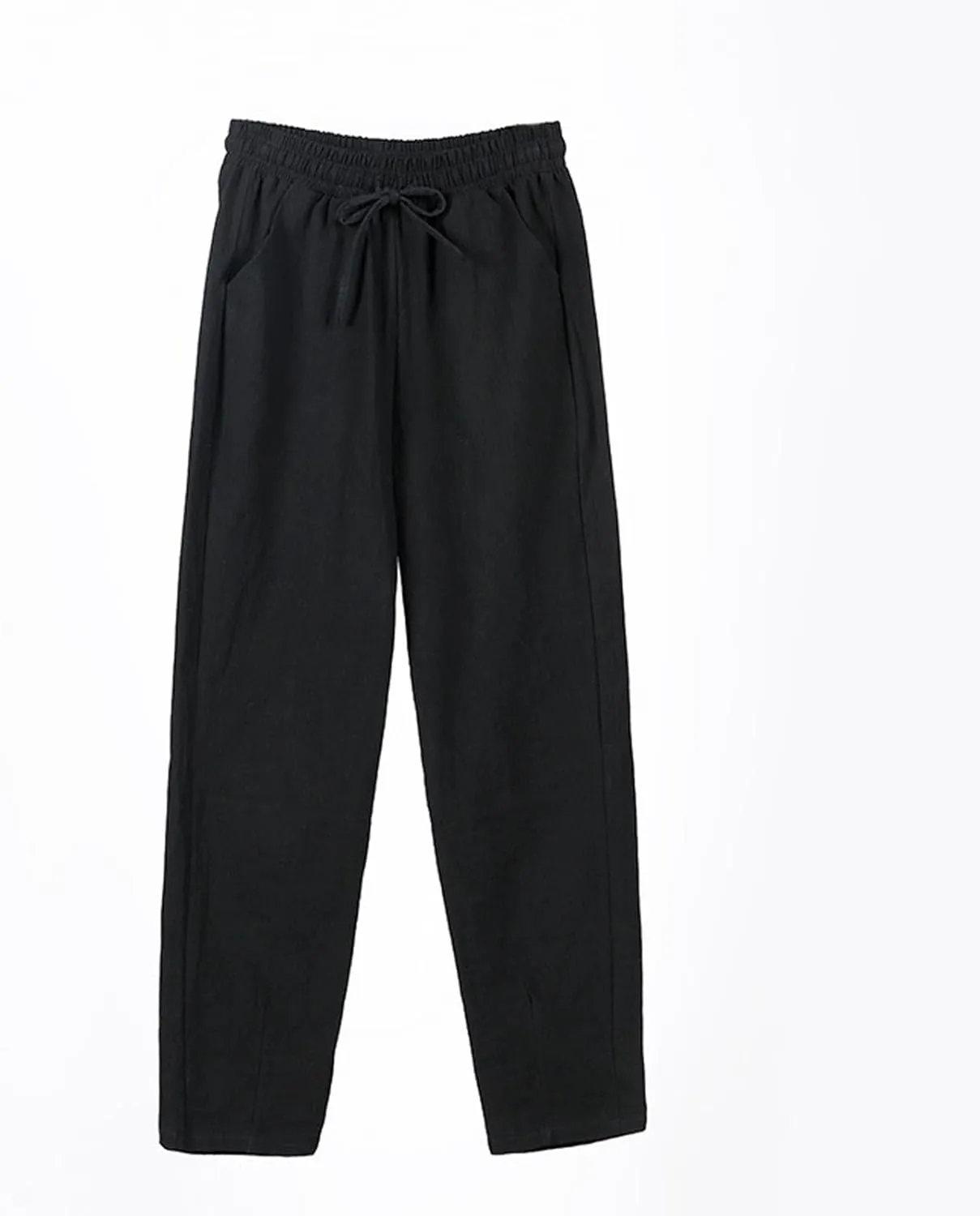 Pants for Women, Pants Women Casual Peasant Linen Straight Leg Cotton Plus