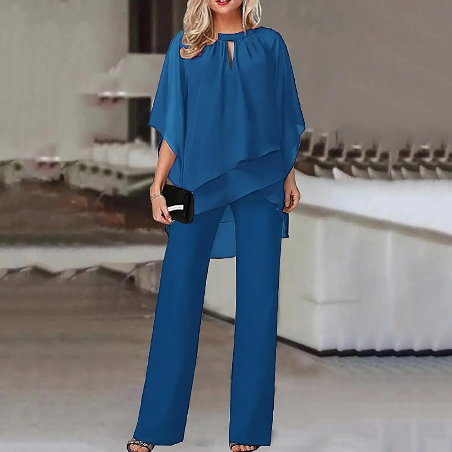Pants Suits for Women Dressy Sexy 2023 Trendy Blazer and Pants Set Business Wedding Pant Suits Formal 2 Piece Outfits