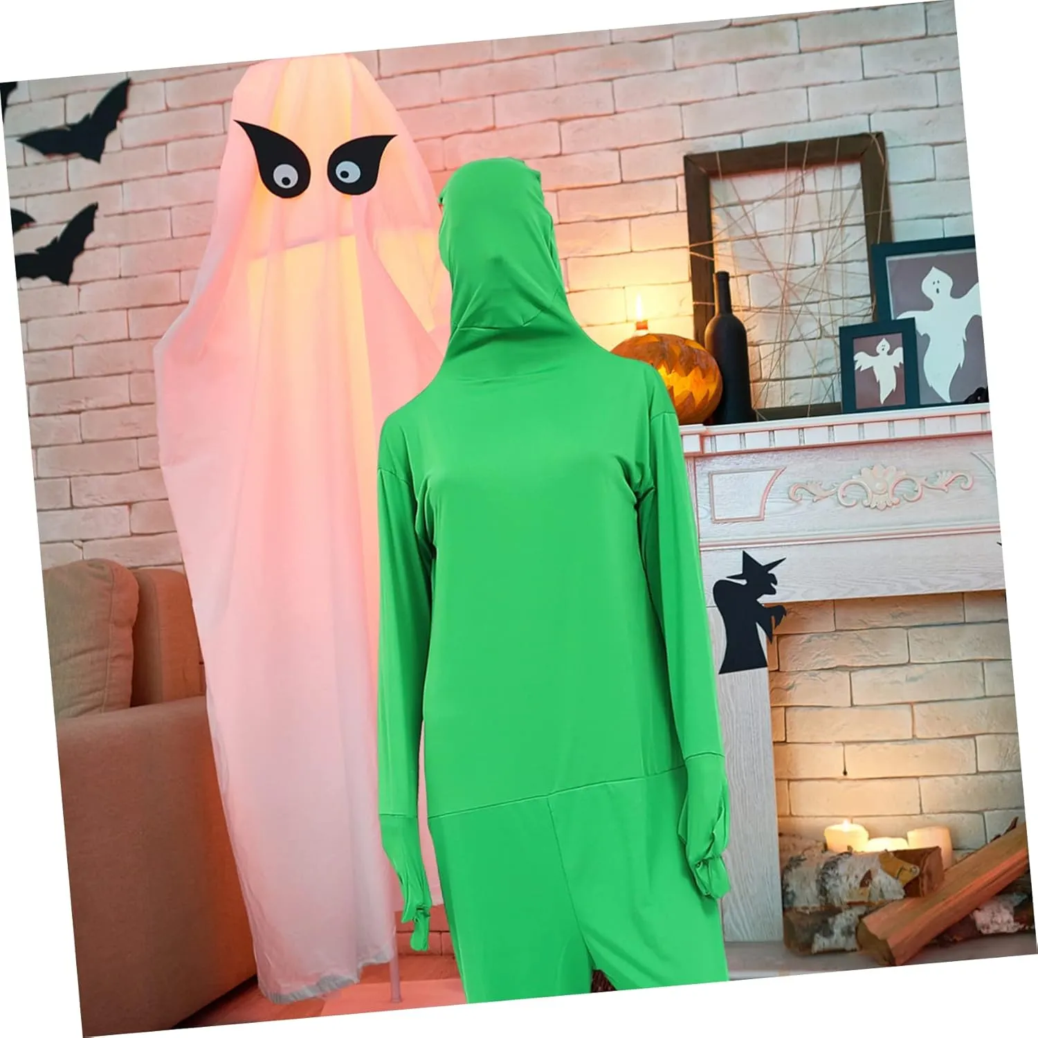Party Bodysuit Halloween Adult Costume Invisible Bodysuit Bubble Suit for Adults Full Body Cloaks