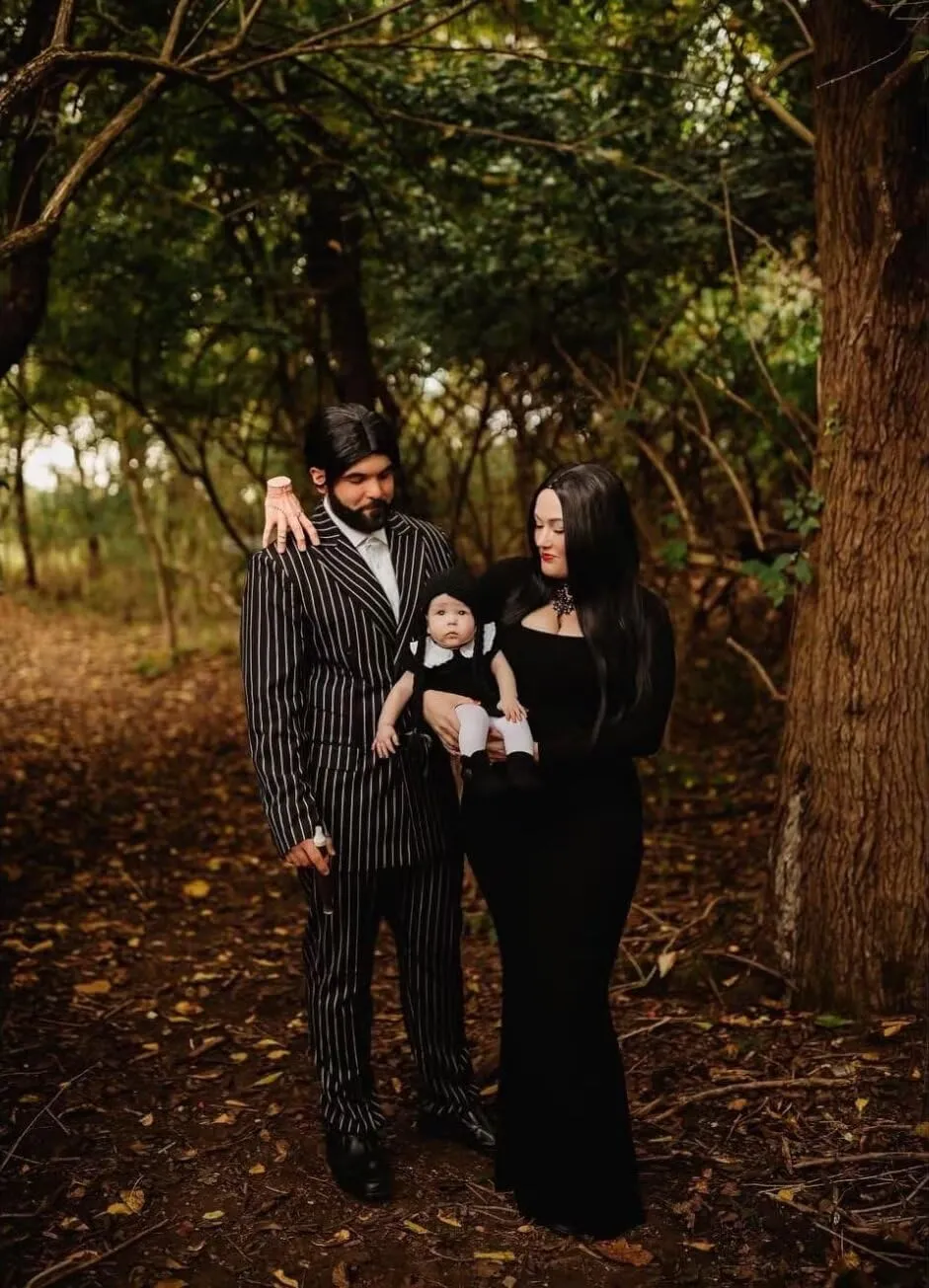 Pinstripe Double Breasted Suit for Men 2 Piece Prom Tuxedo Formal Dinner Jackets for Wedding JXZ013
