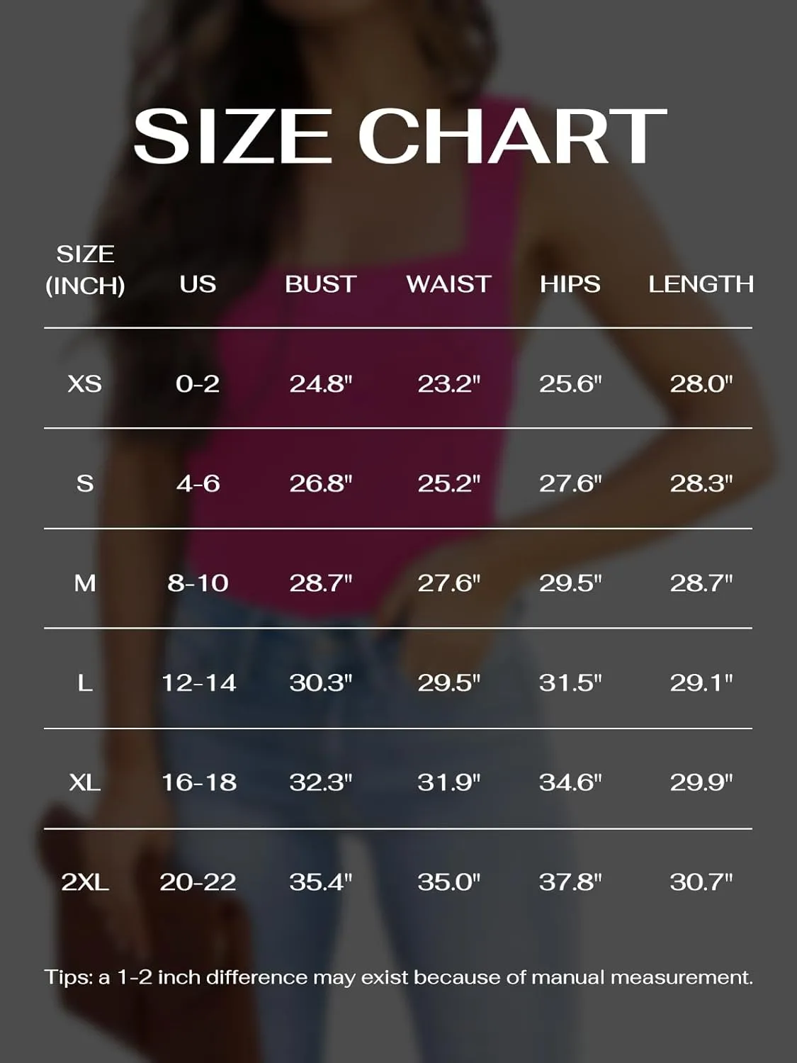 REORIA Butsmooth Womens Basic Sexy Square Neck Sleeveless Tank Tops Bodysuits Clubwear