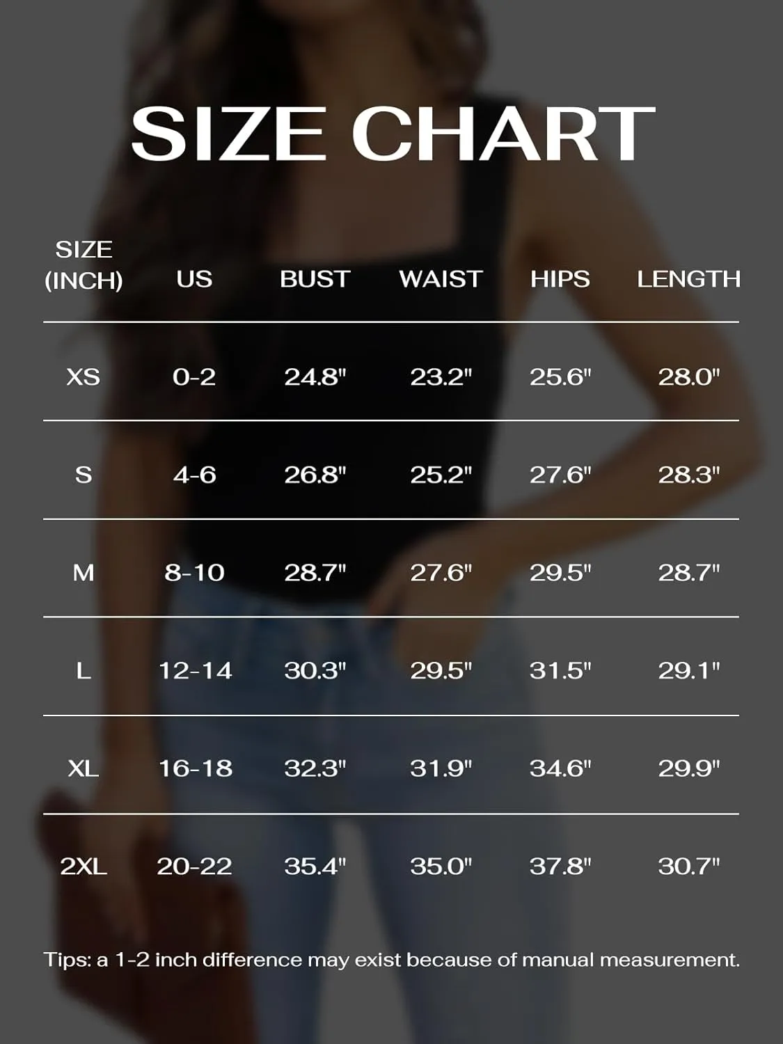 REORIA Butsmooth Womens Basic Sexy Square Neck Sleeveless Tank Tops Bodysuits Clubwear