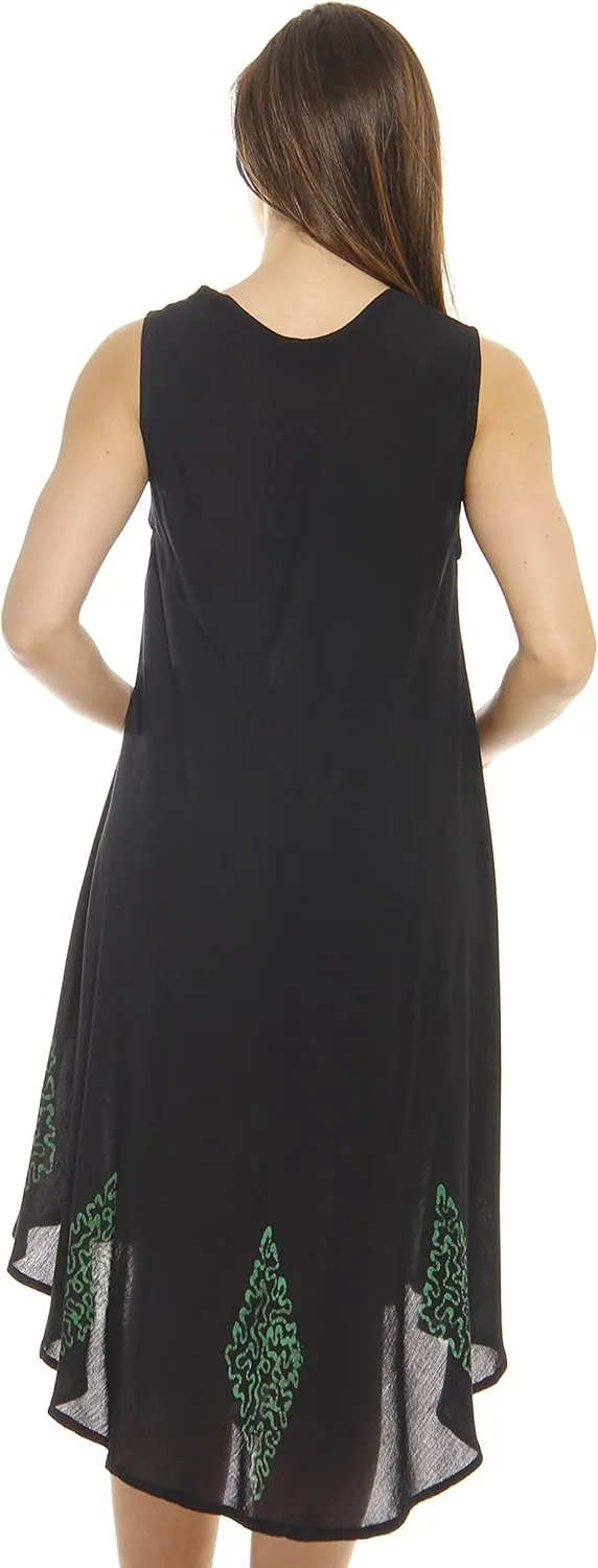 Riviera Sun Batik Embroidered Dress Sundresses for Women